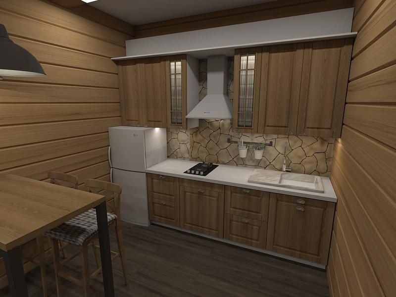 Баня в стиле "Шале" 2015г