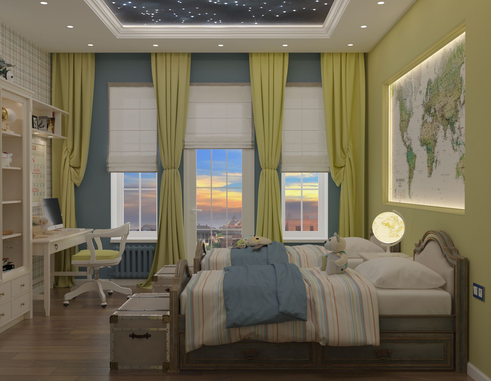 Дизайн-проект загородного коттеджа