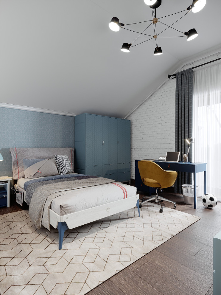 Обложка проекта: Детская для мальчика в загородном доме, 14,5 кв.м