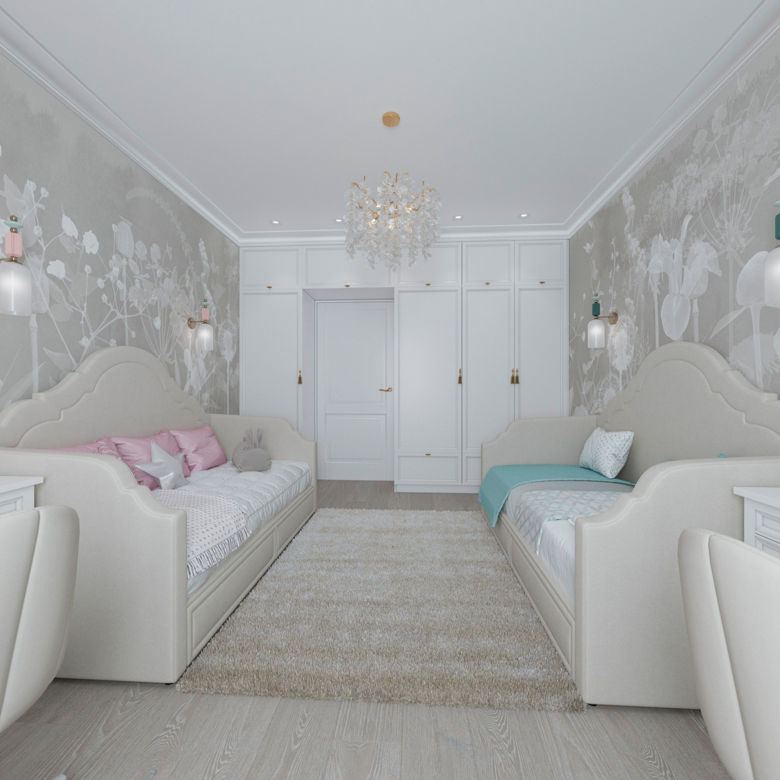 Дизайн-проект квартиры для многодетной семьи в ЖК"Fresh Lifi"