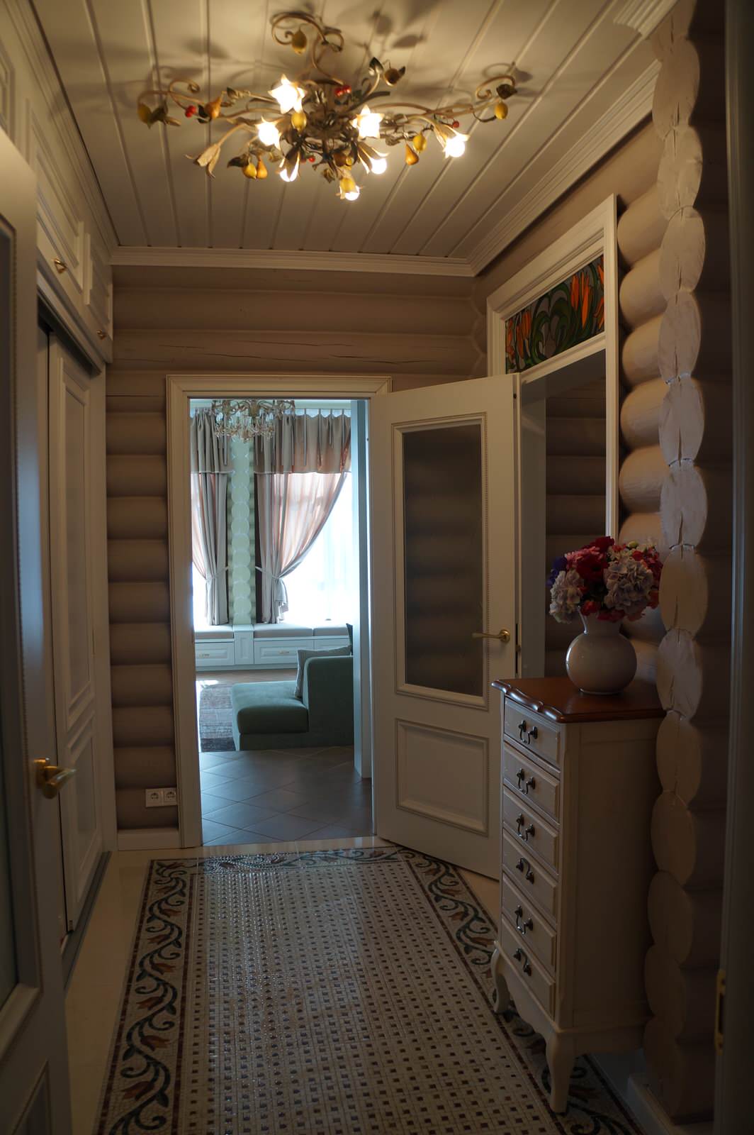 Нouse in a pine forest