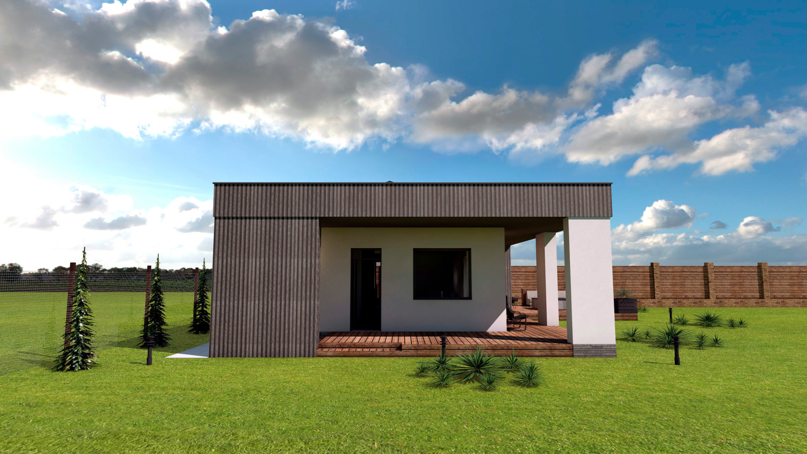 Дизайн-проект экстерьера дома 1