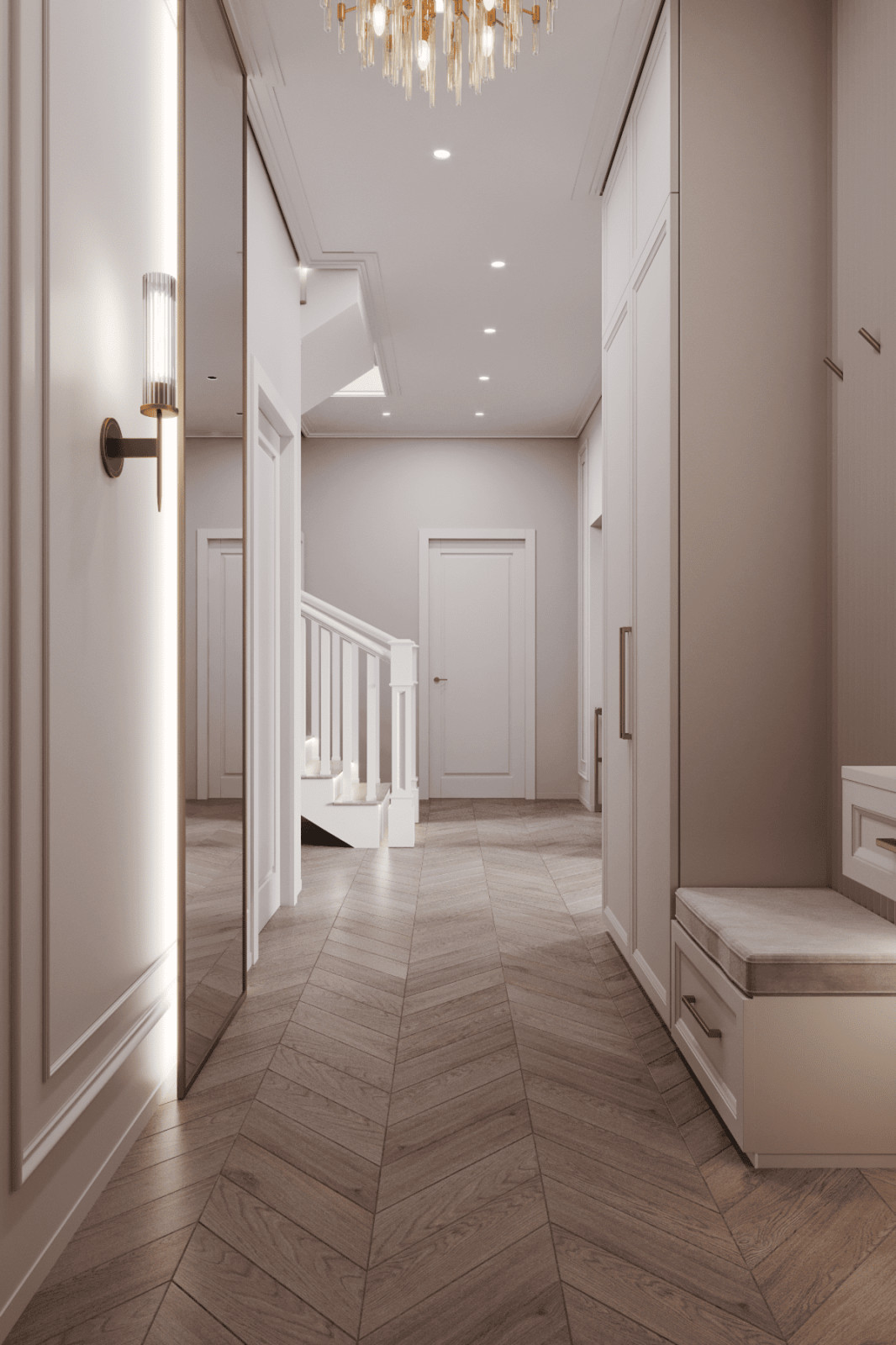 Обложка проекта: 2-х этажный коттедж Дизайн проект и реализация