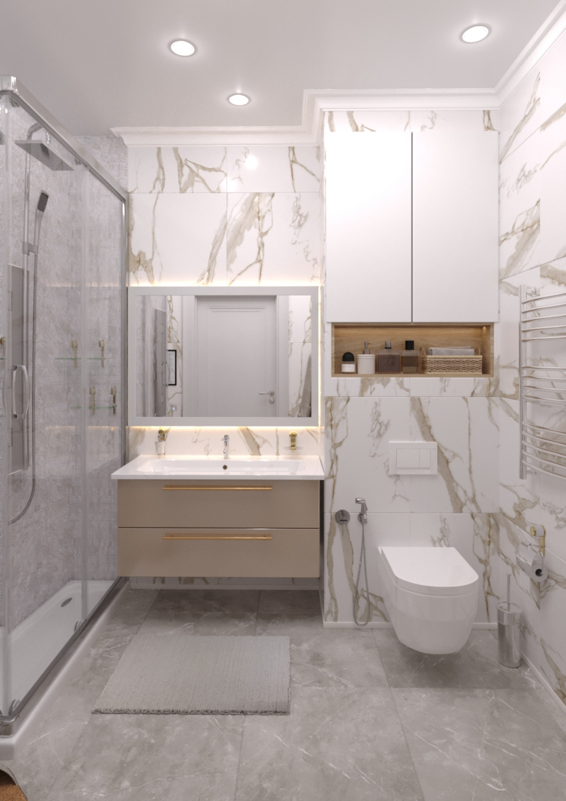 3 Комнатная квартира в ЖК Париж