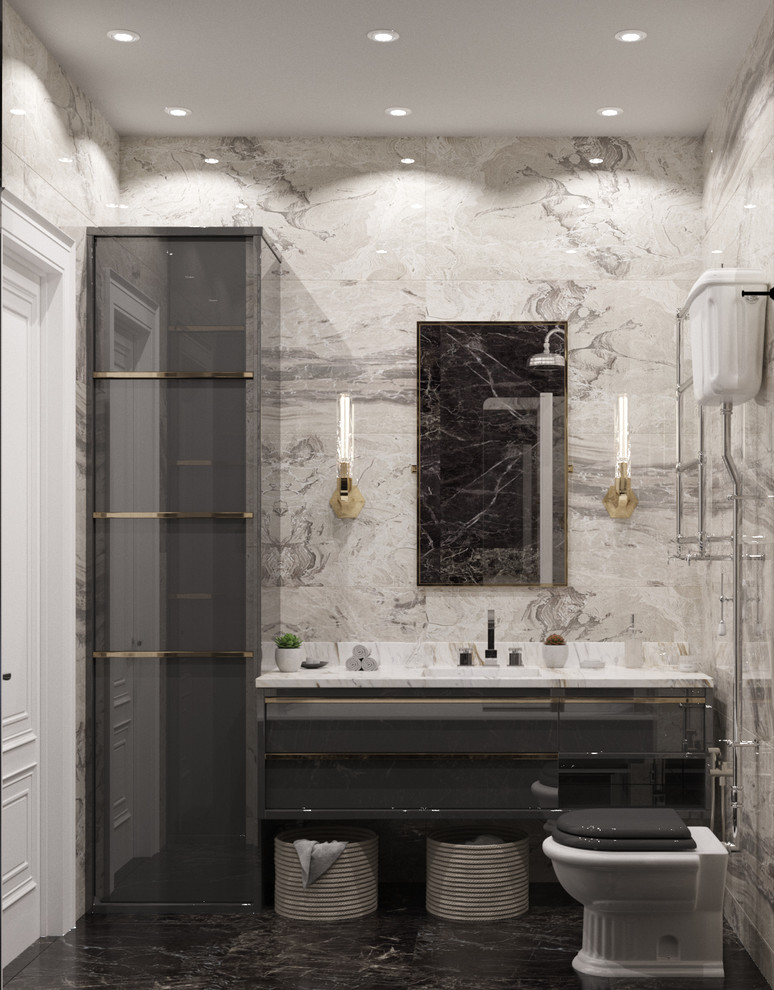 Обложка проекта: Дизайн-проект квартиры в ЖК "Мосфильмовский"