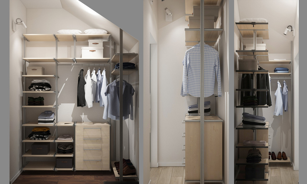 Небольшой загородный дом - 2 этаж Спальня-гардеробная