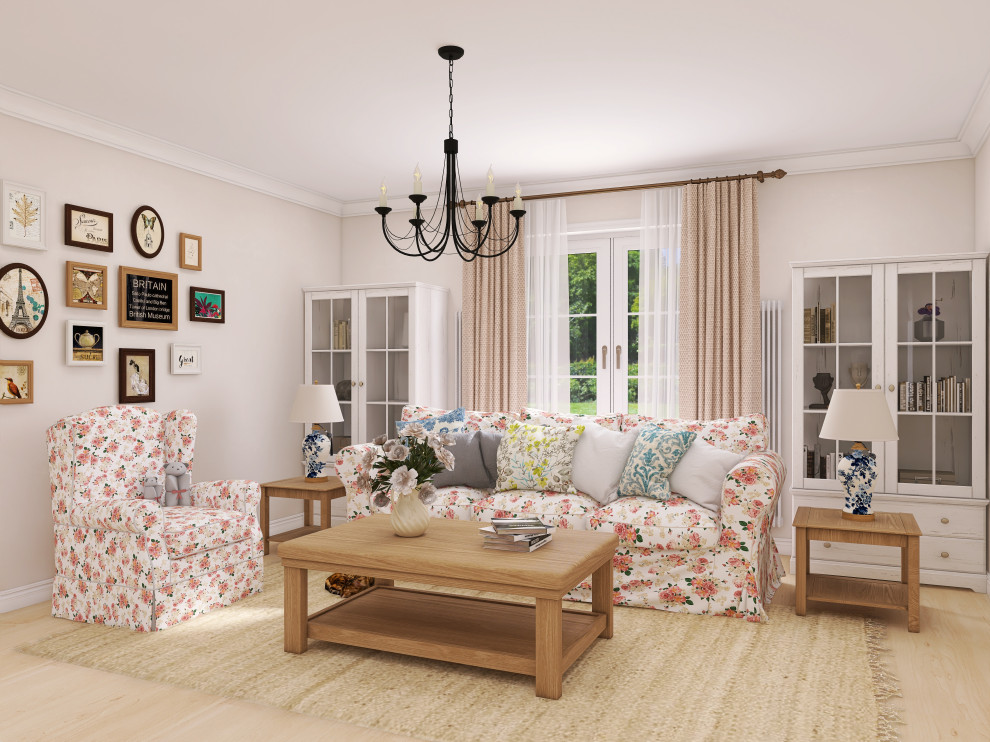 Проект кухни-гостиной в стиле "Прованс"