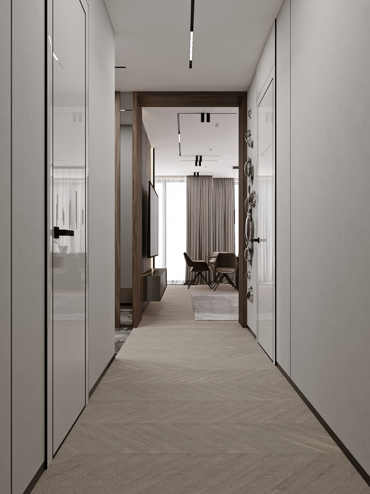 Интерьер в ЖК "Западный порт"