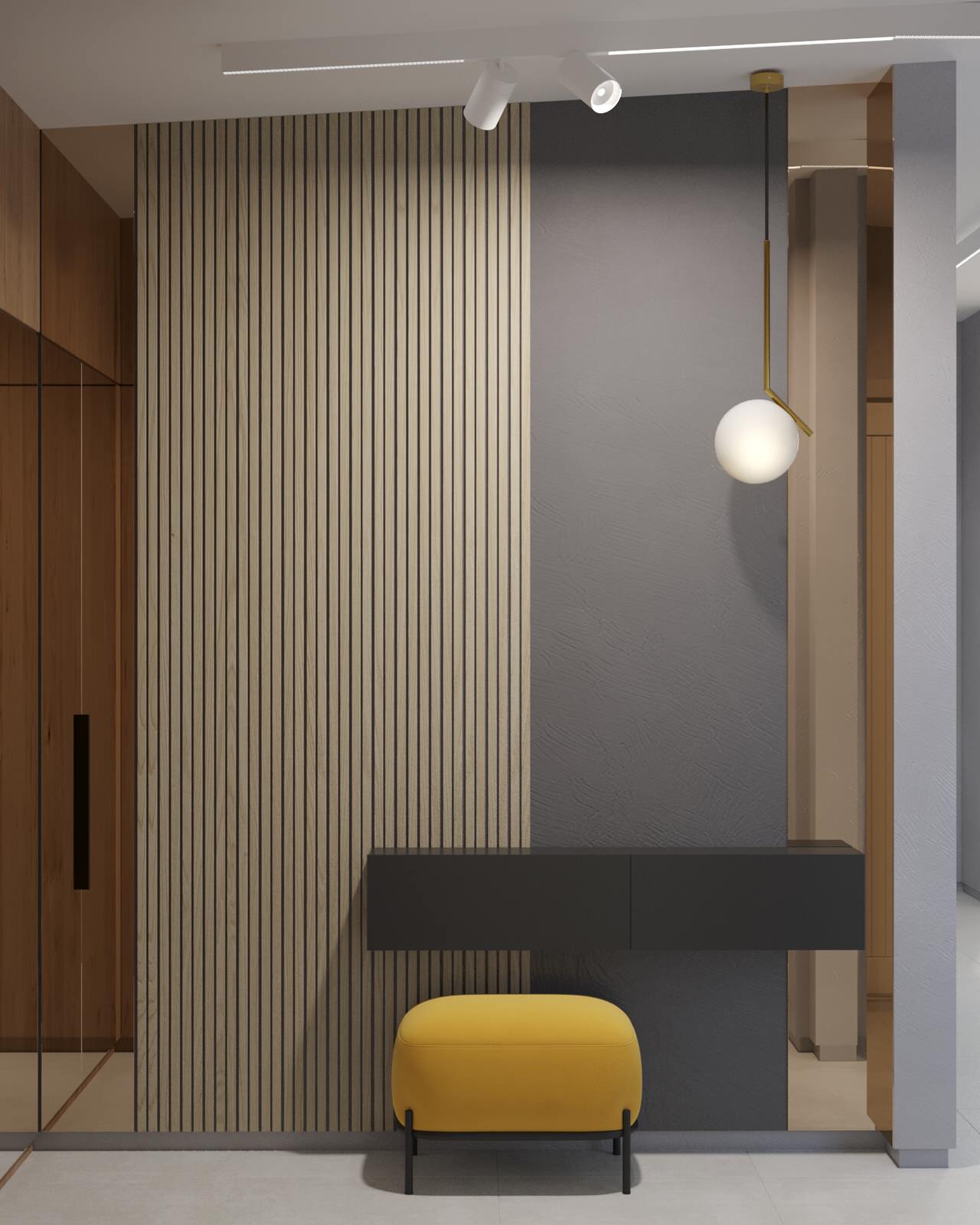 Дизайн проект для семьи из четырех человек