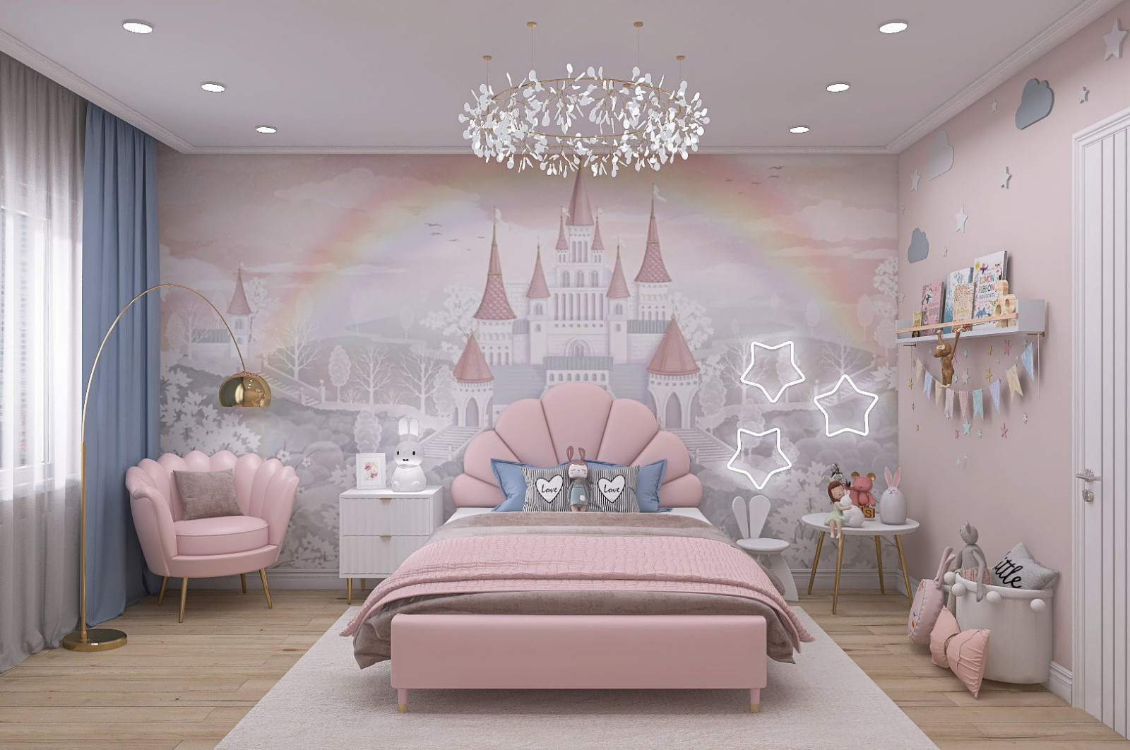 Квартира с золотыми и винными акцентами и элементами ар-деко