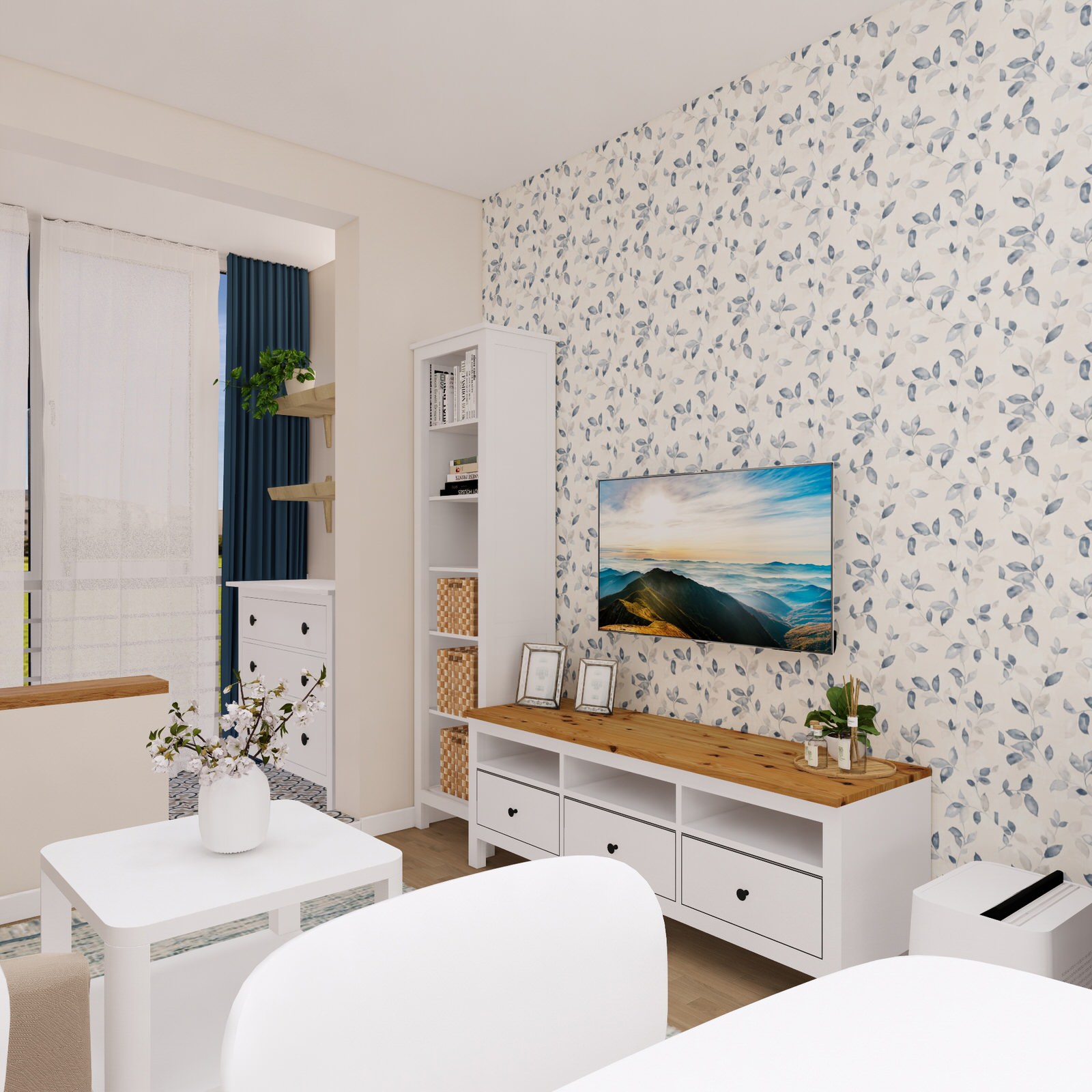 Двухкомнатная квартира 60 м2