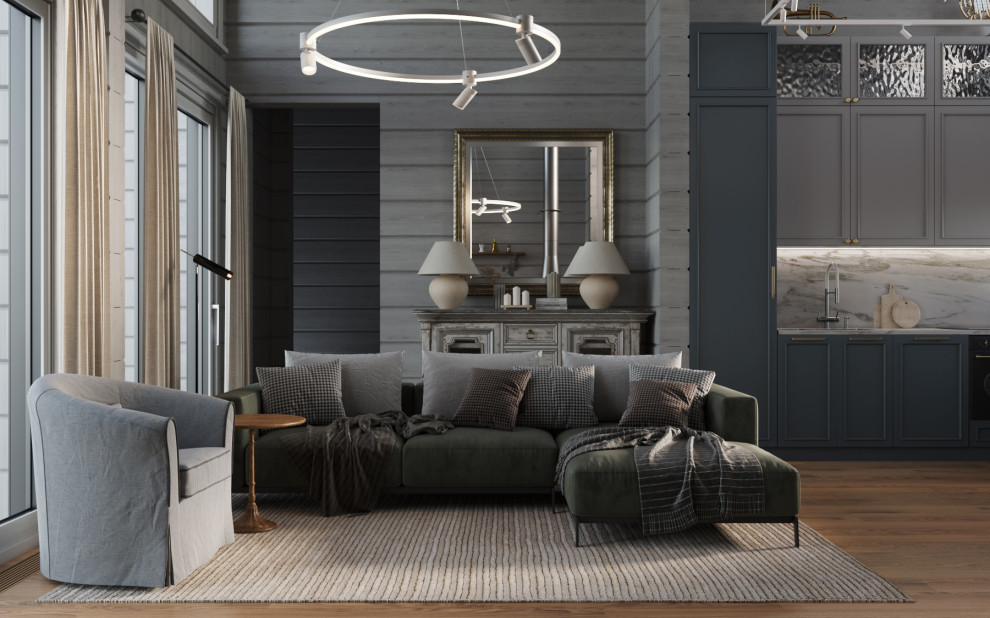 гостиная - кухня