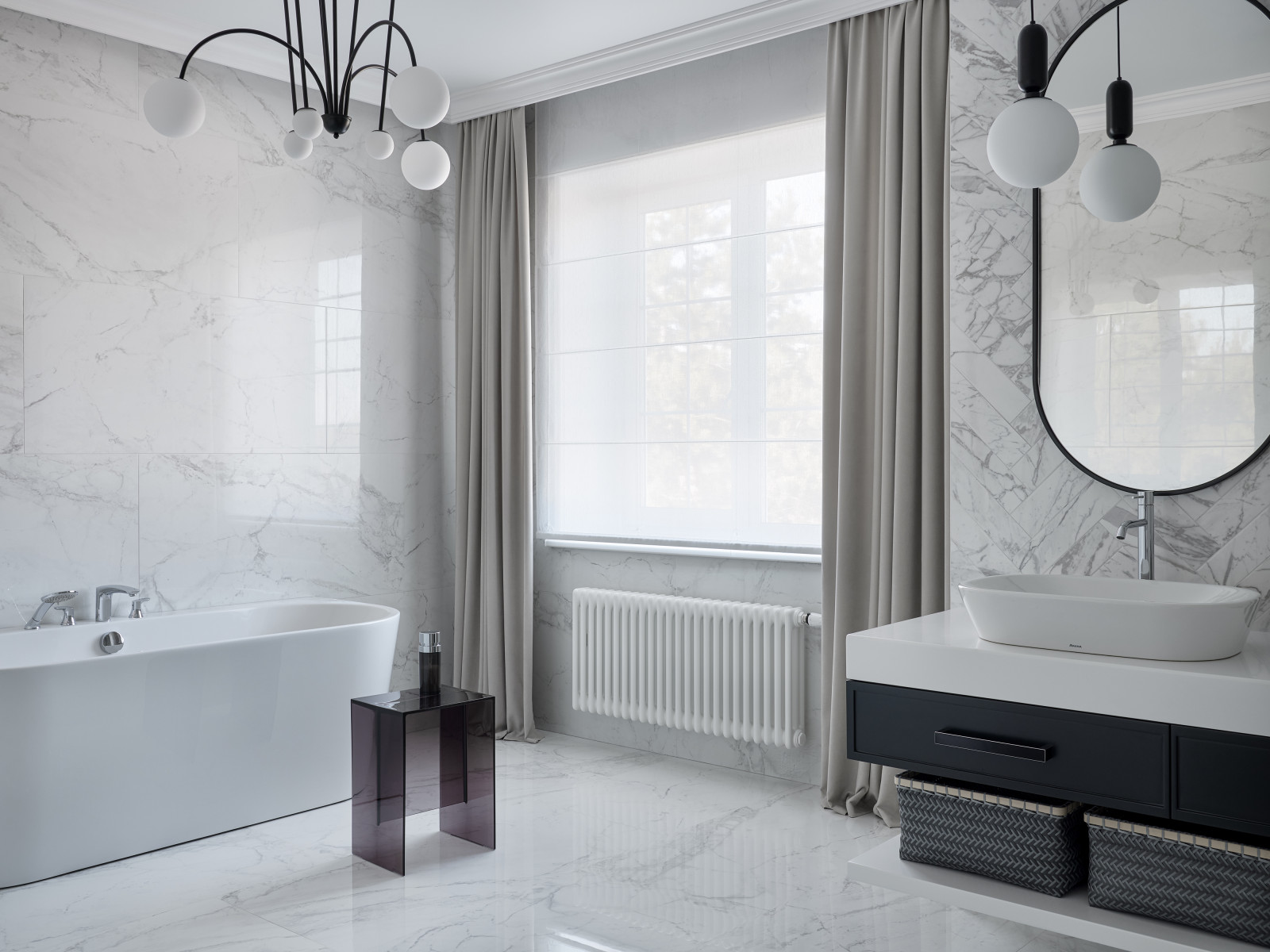 Современный интерьер с нотками классики: дом в Воронеже