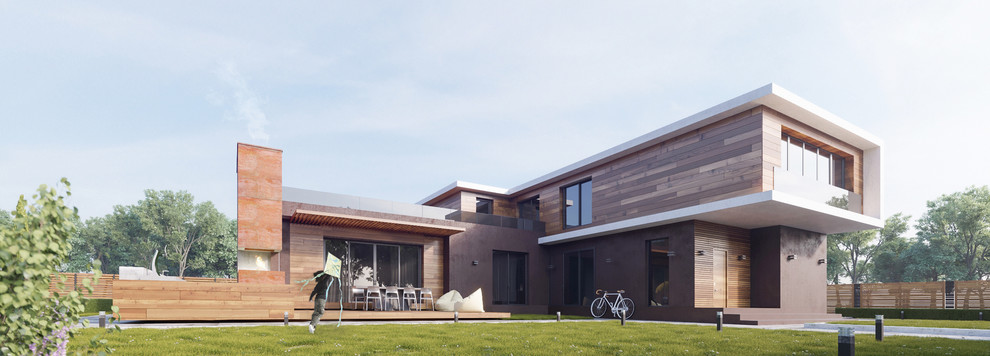 Загородный дом у леса