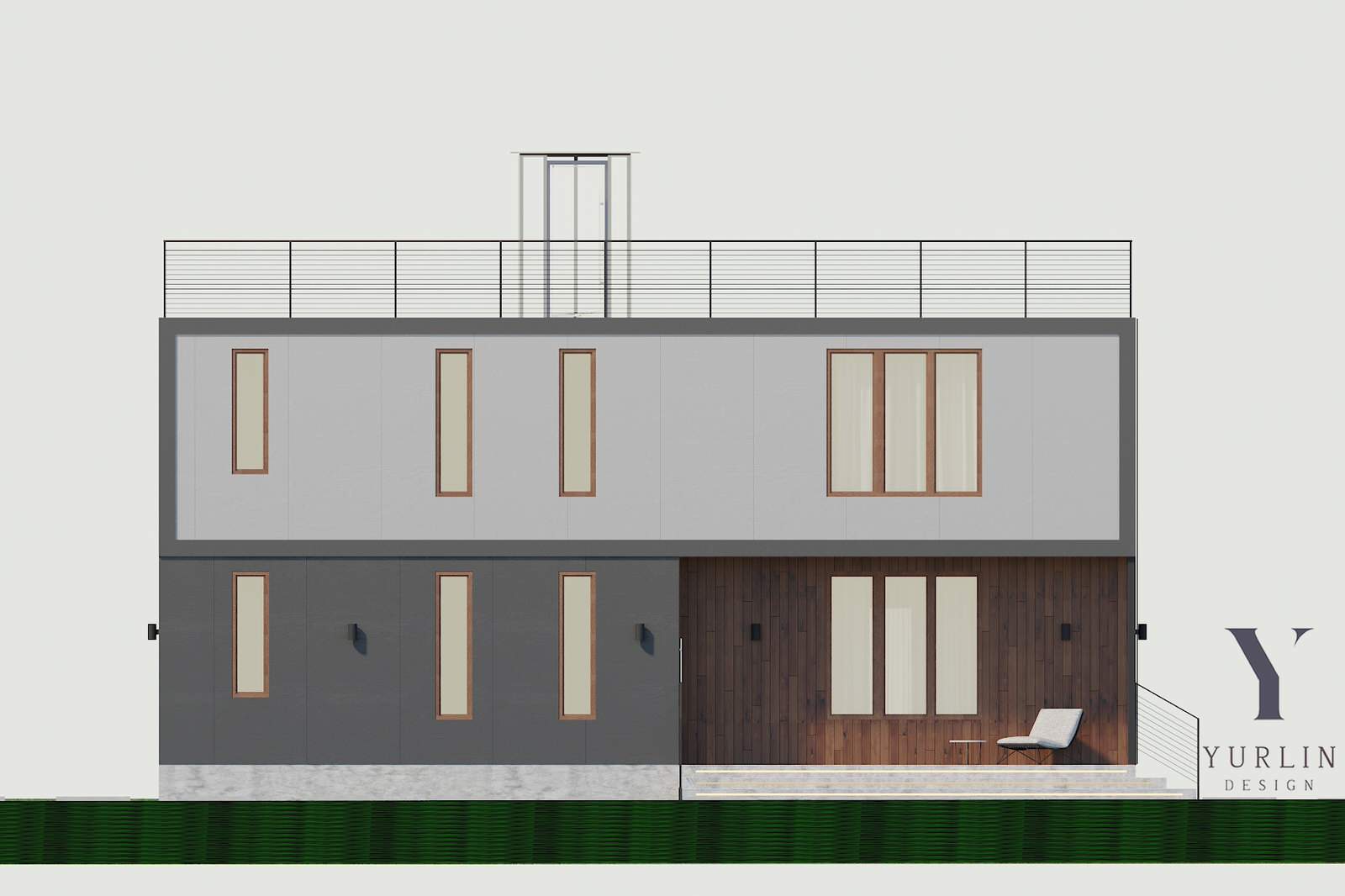 Проект  частного дома из ЛСТК