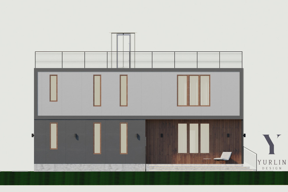 Проект  частного дома из ЛСТК