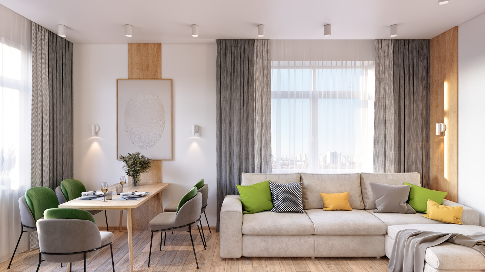 Дизайн-проект трехкомнатной квартиры