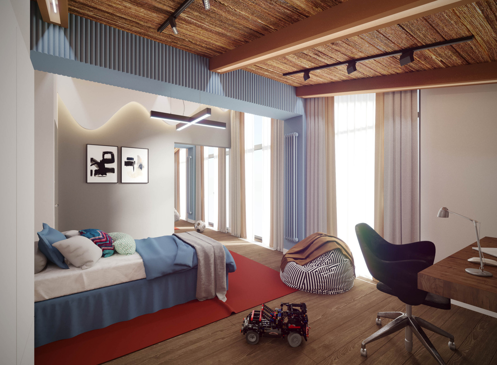 Обложка проекта: Детская  комната  для  мальчиков