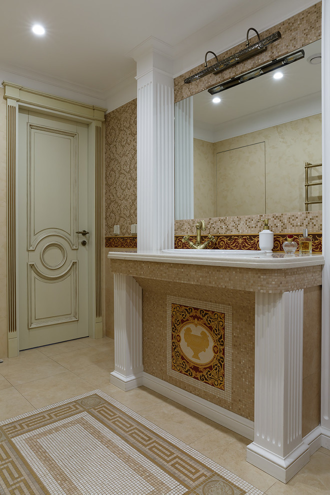 Квартира в Петродворце в классическом стиле - 124 м²