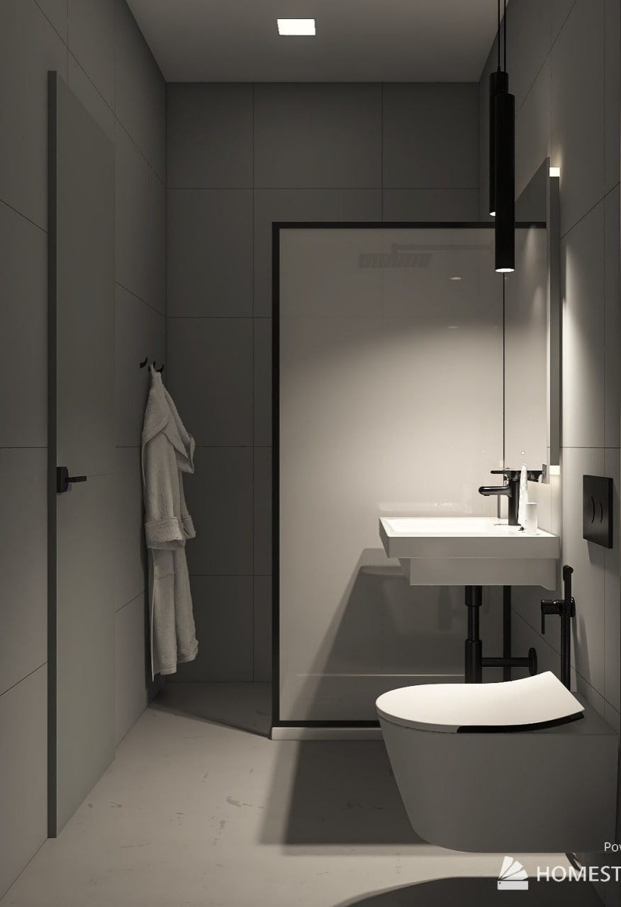 Санузел микроцемент