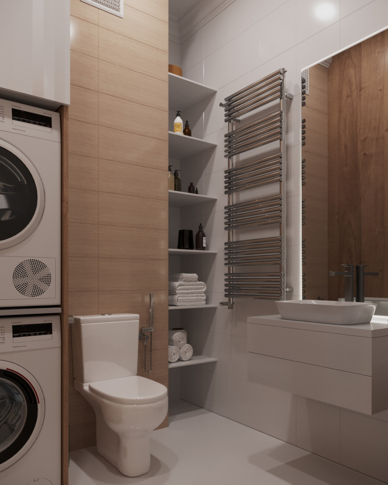 Обложка проекта: 4-к квартира в Москве в пастельных тонах современной классики