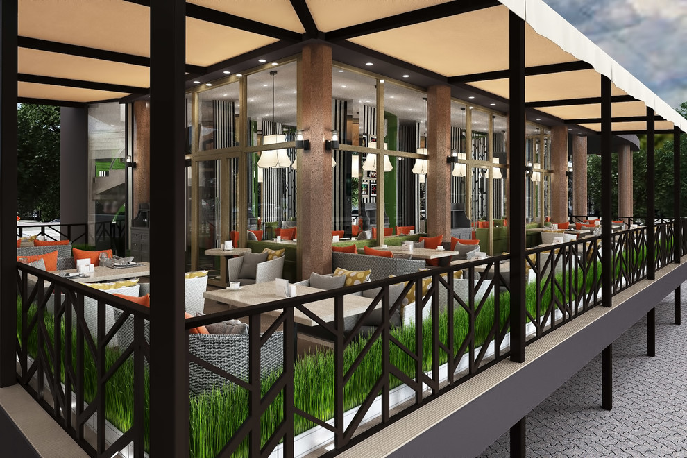 Гостиница и ресторан "Платан Южный", ул. Октябрьская, Кранодар