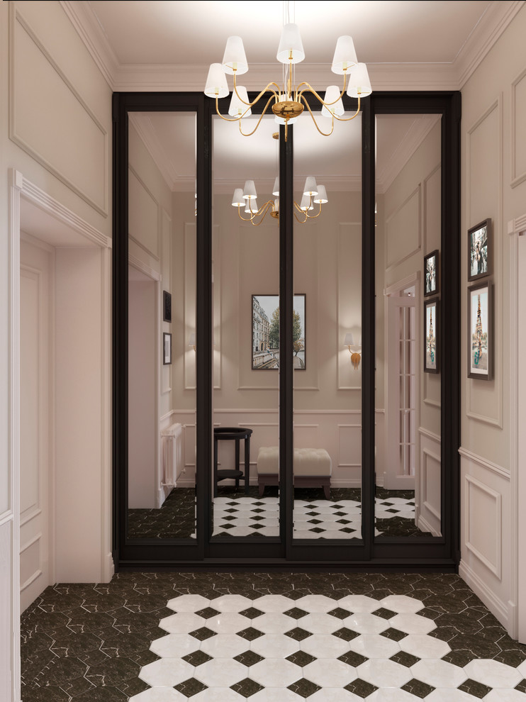 Дизайн коридора в классическом стиле. Частное домовладение г. Ставрополь