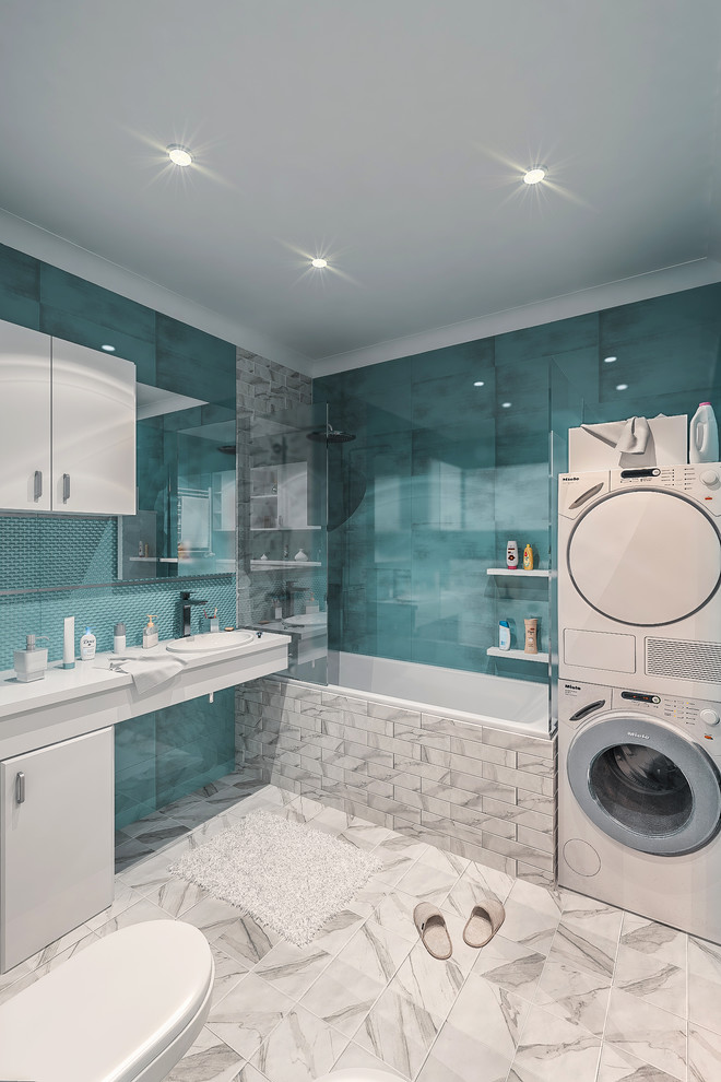 Обложка проекта: Однакомнатная квартира в современом стиле. Тёплый Стан.