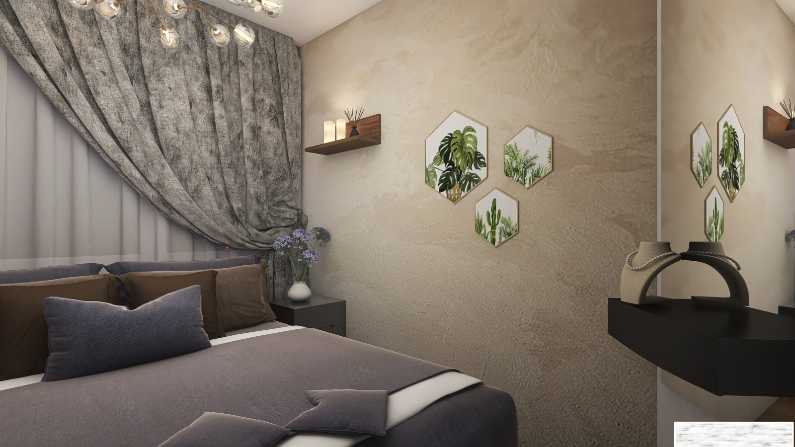 как переделать одну комнату с двумя окнами на две?