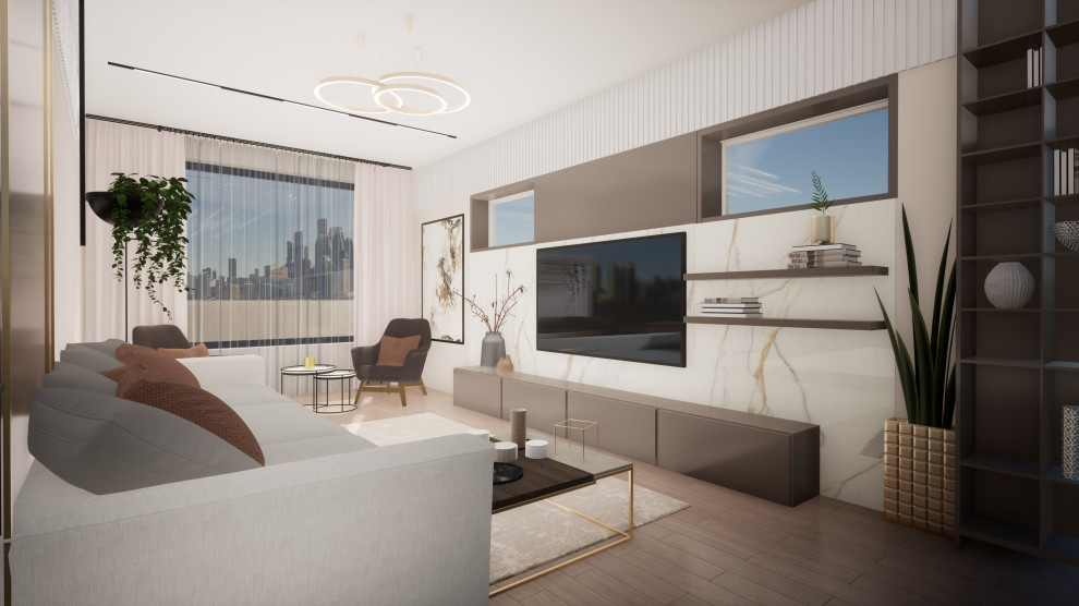 Обложка проекта: Индивидуальный жилой дом Вишневый сад 160 м2