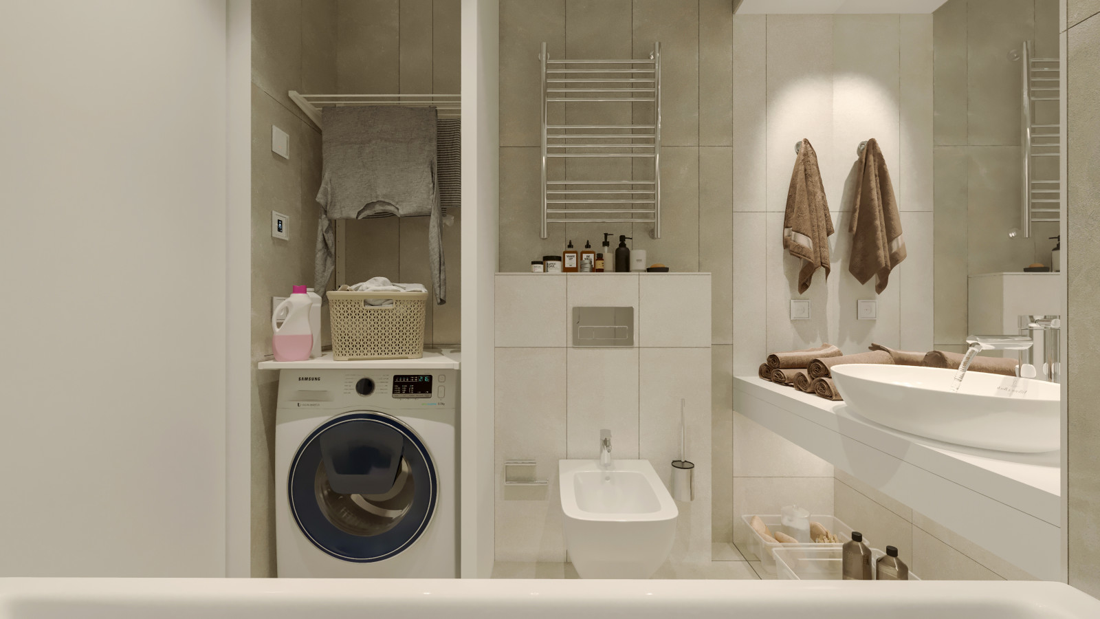 Дизайн проект квартиры в Сочи с объединением 2-х квартир в одну