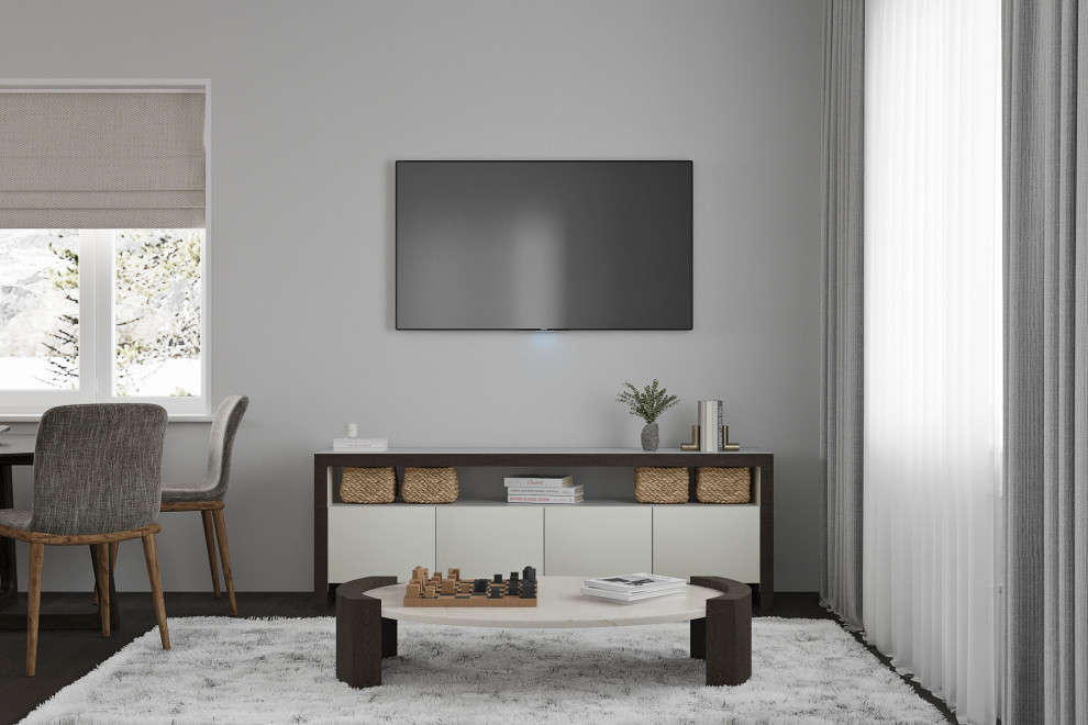 3d-визуализация гостиной