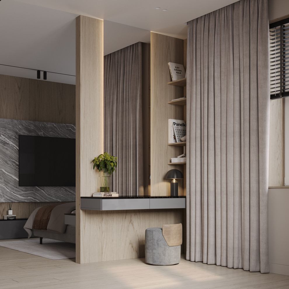 Дом Лесной Остров. Мастер-спальня