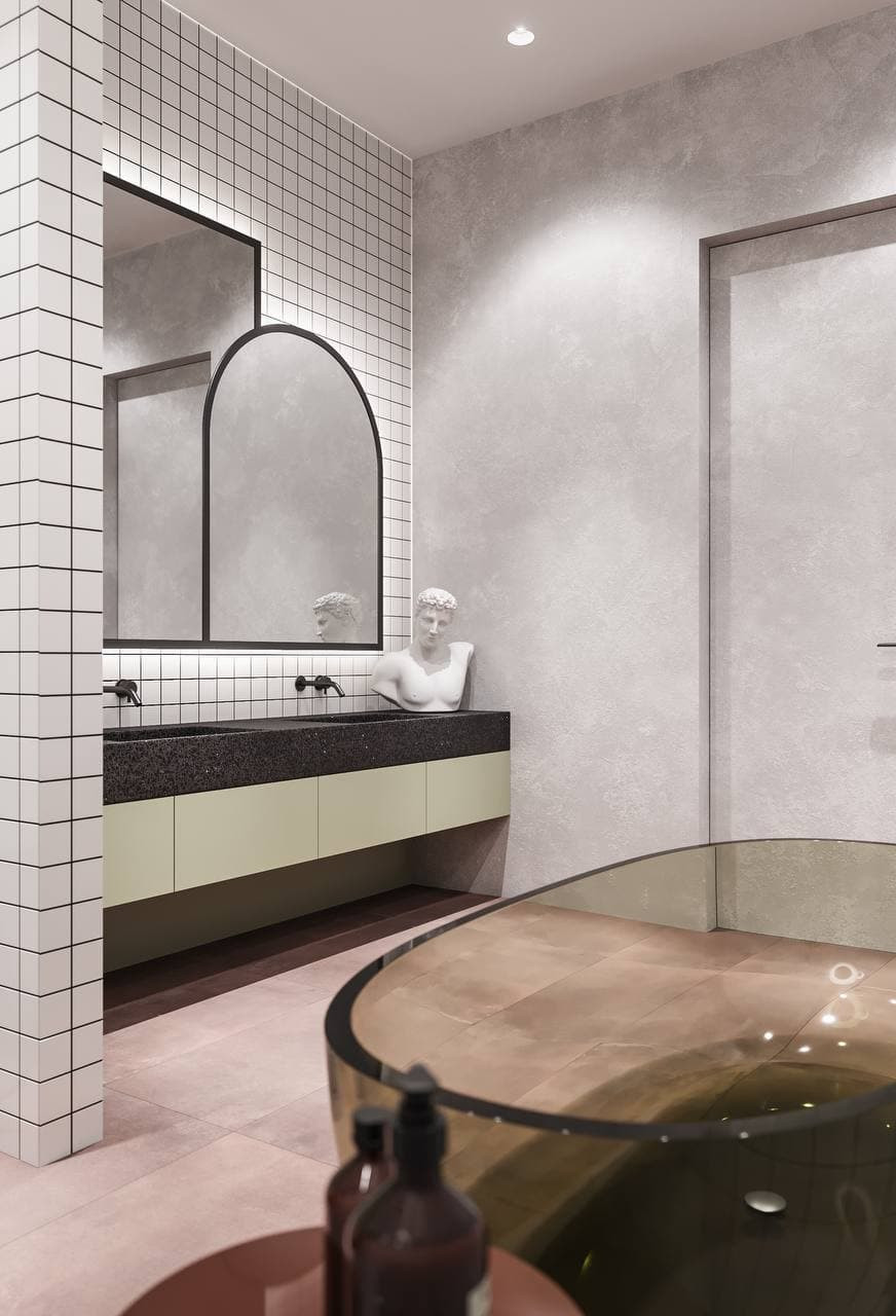 Ванная комната проекта Pebble