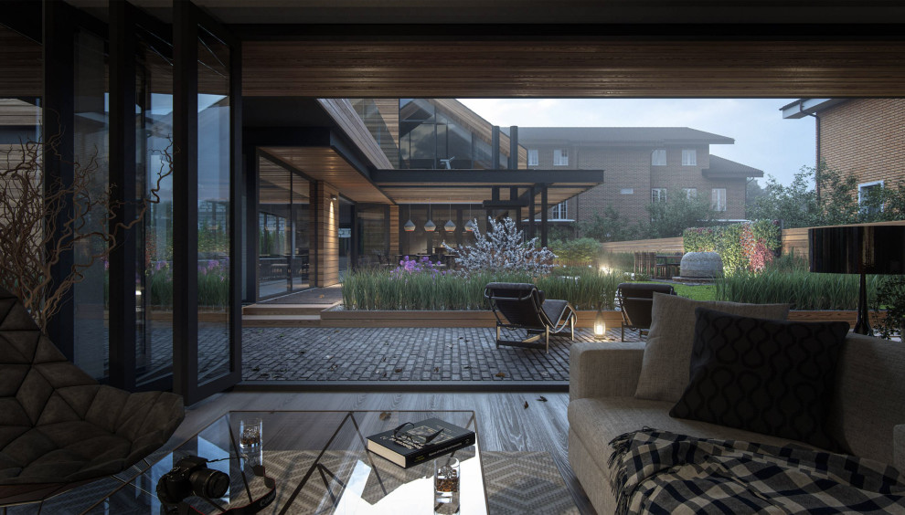 Жилая резиденция в деревне Подушкино