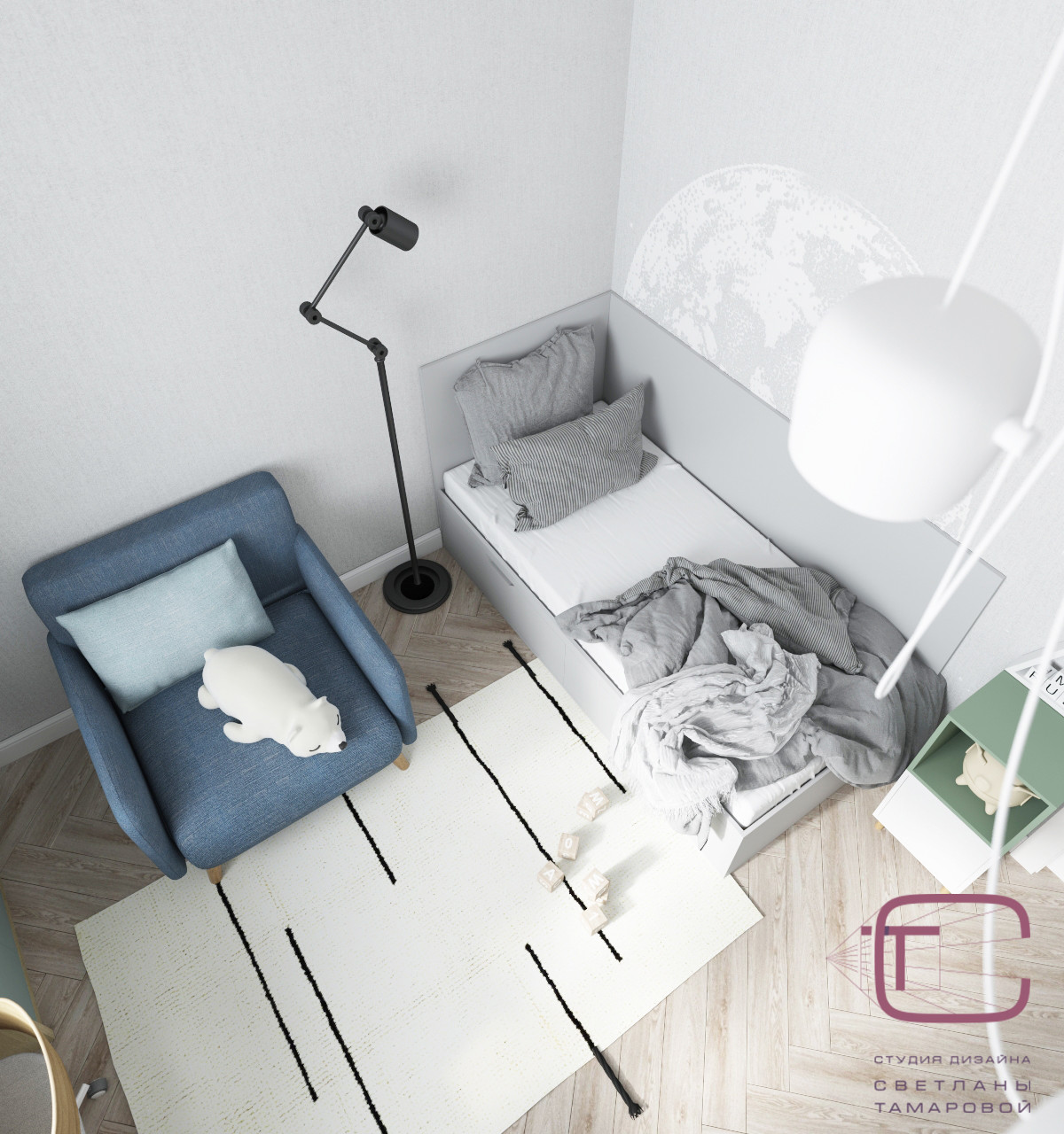 Интерьер частного дома в КП Заря-1