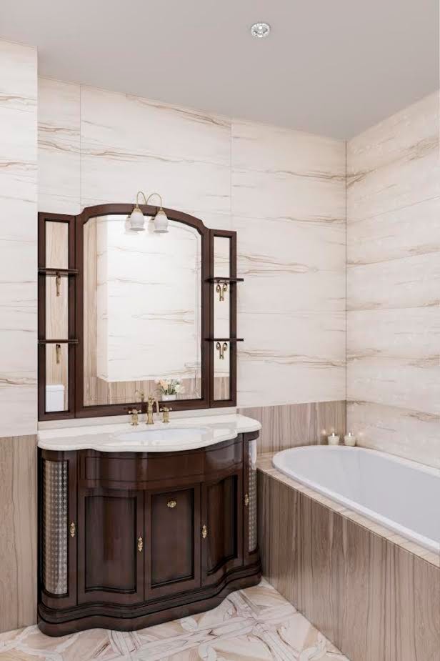 Квартира в стиле современной классики, 90 кв.м.