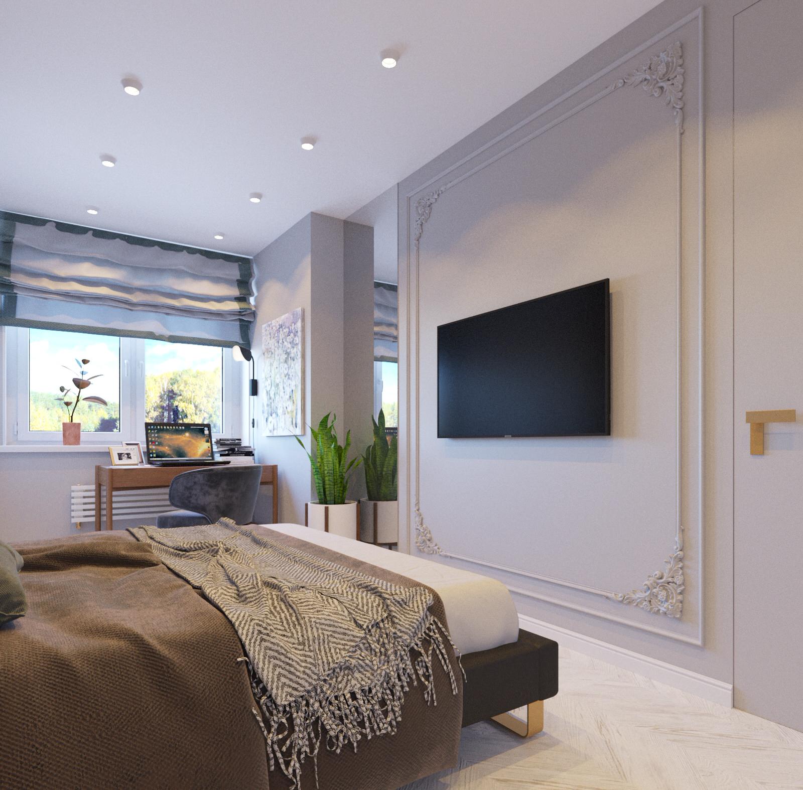 спальня в ЖК Орбита