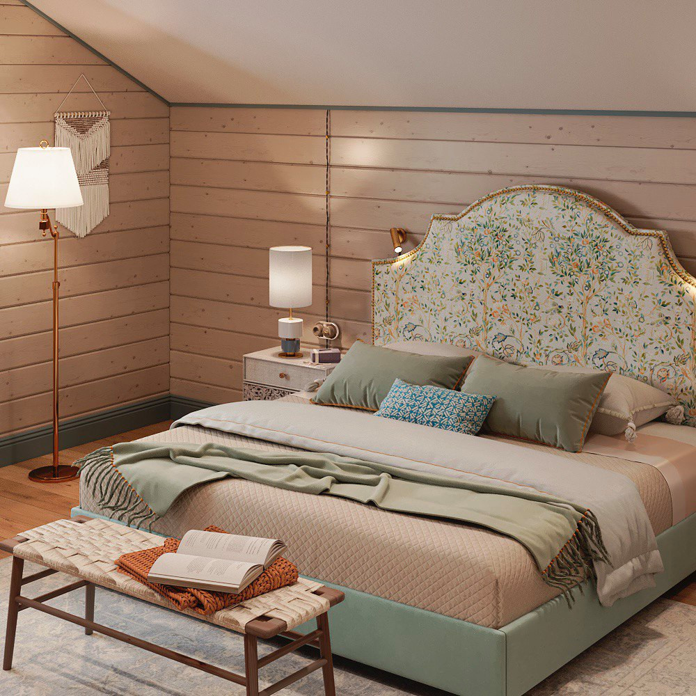 Загородный дом на озере, 230 м2