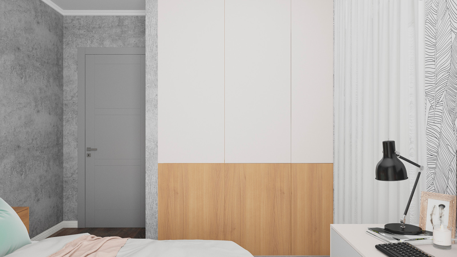 спальня для молодой пары