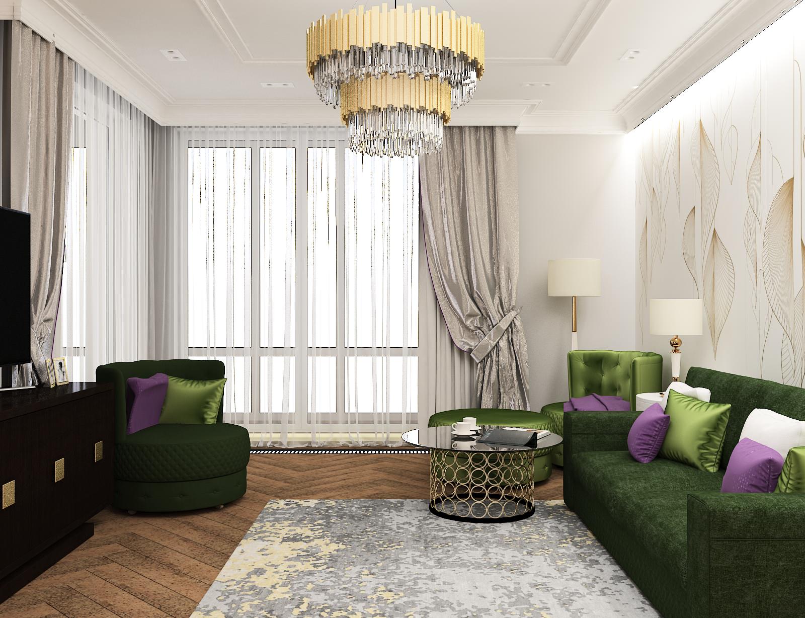 Обложка проекта: Квартира 2 (Туман) в ЖК Нео, Санкт-Петербург