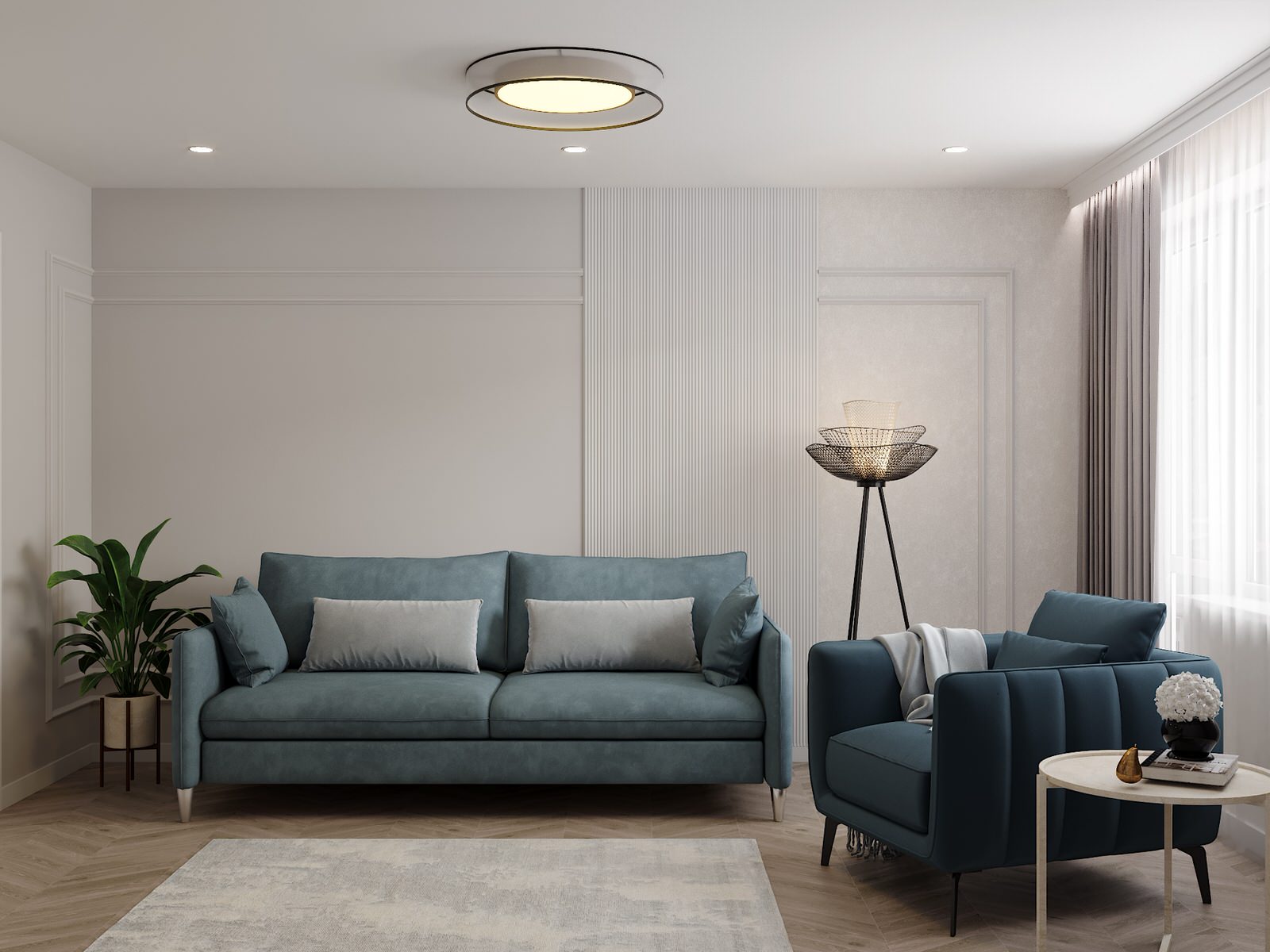 Гостиная в современной классике