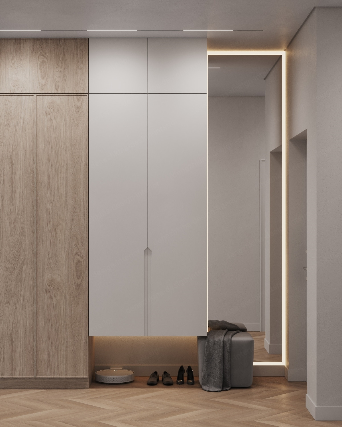 Дизайн проект 3 комнатной квартиры — ЖК Скандинавия