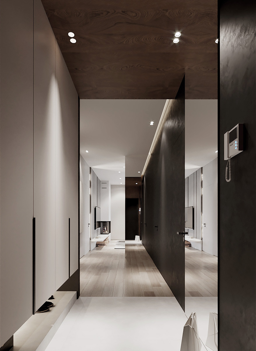 Дизайн-проект интерьера частного одноэтажного дома в Калининградской области