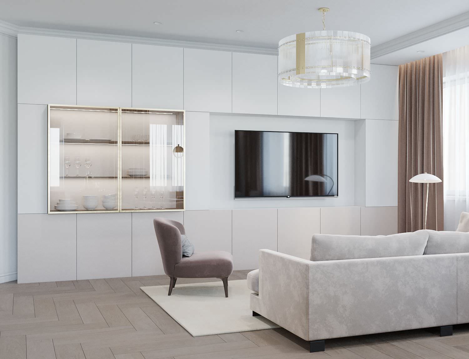 Трех комнатная квартира для успешной пары