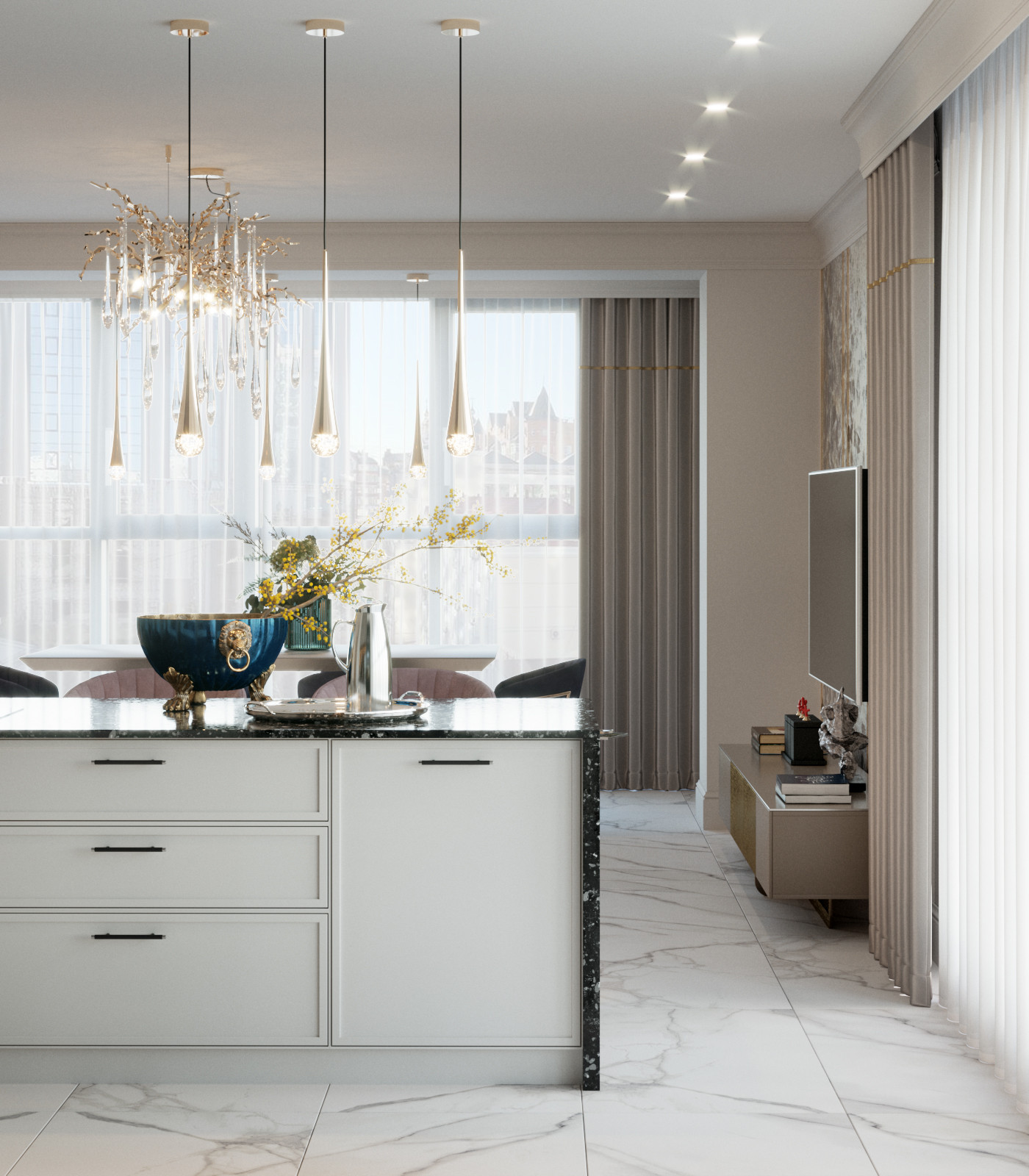 Роскошная неоклассика в ЖК Культура