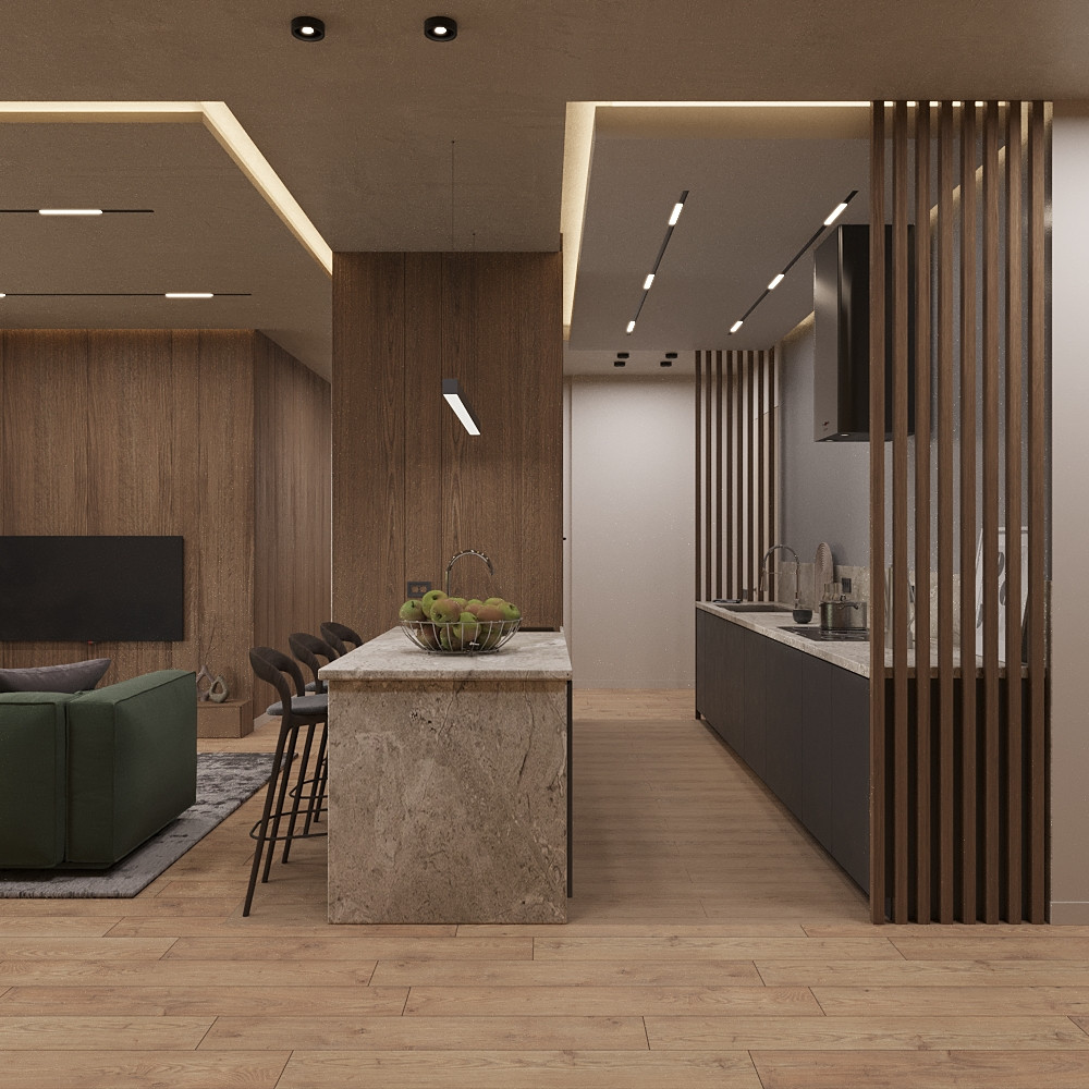 Квартира в стиле минимализм в Жк "Дудергоф"