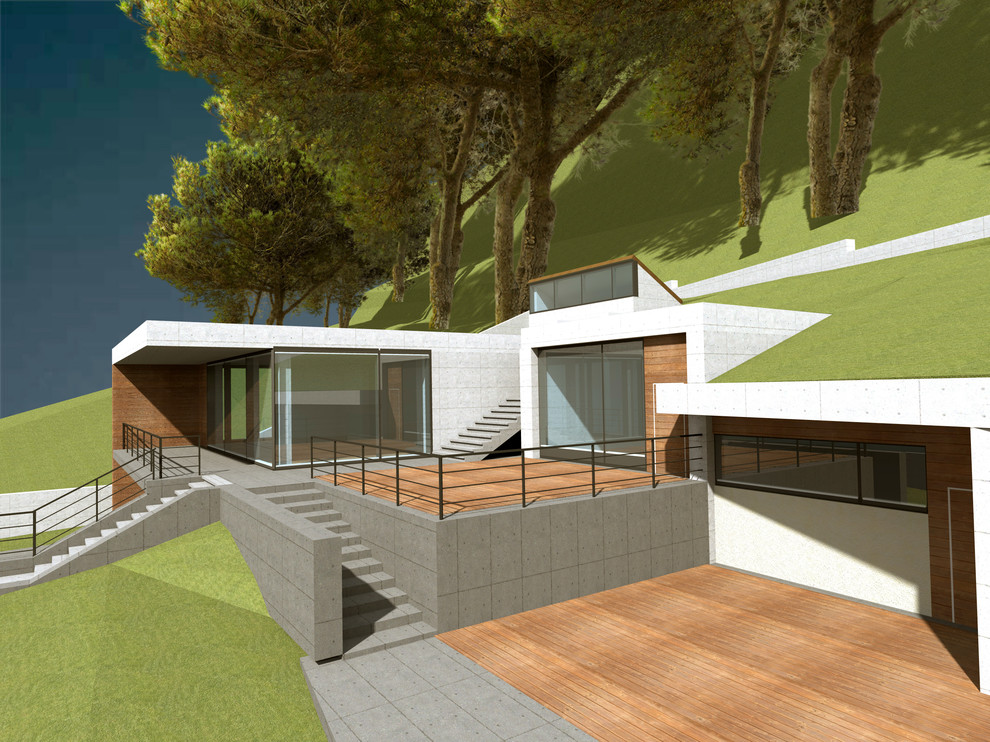 Обложка проекта: Дом на склоне