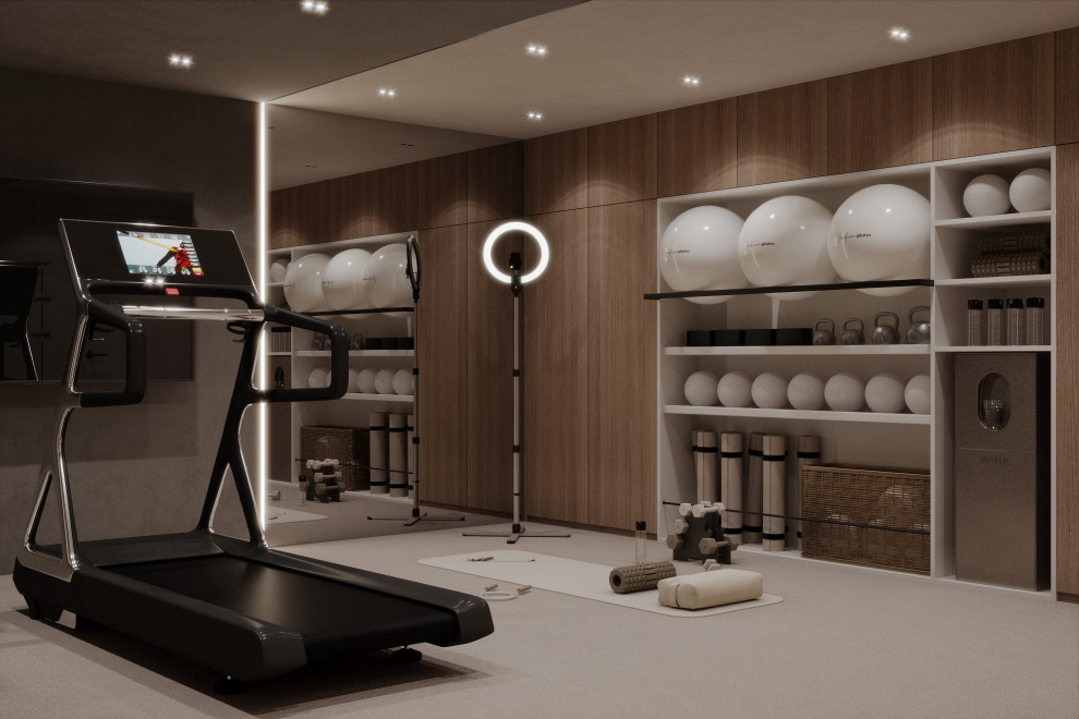 Цокольный этаж дома Тихая роскошь