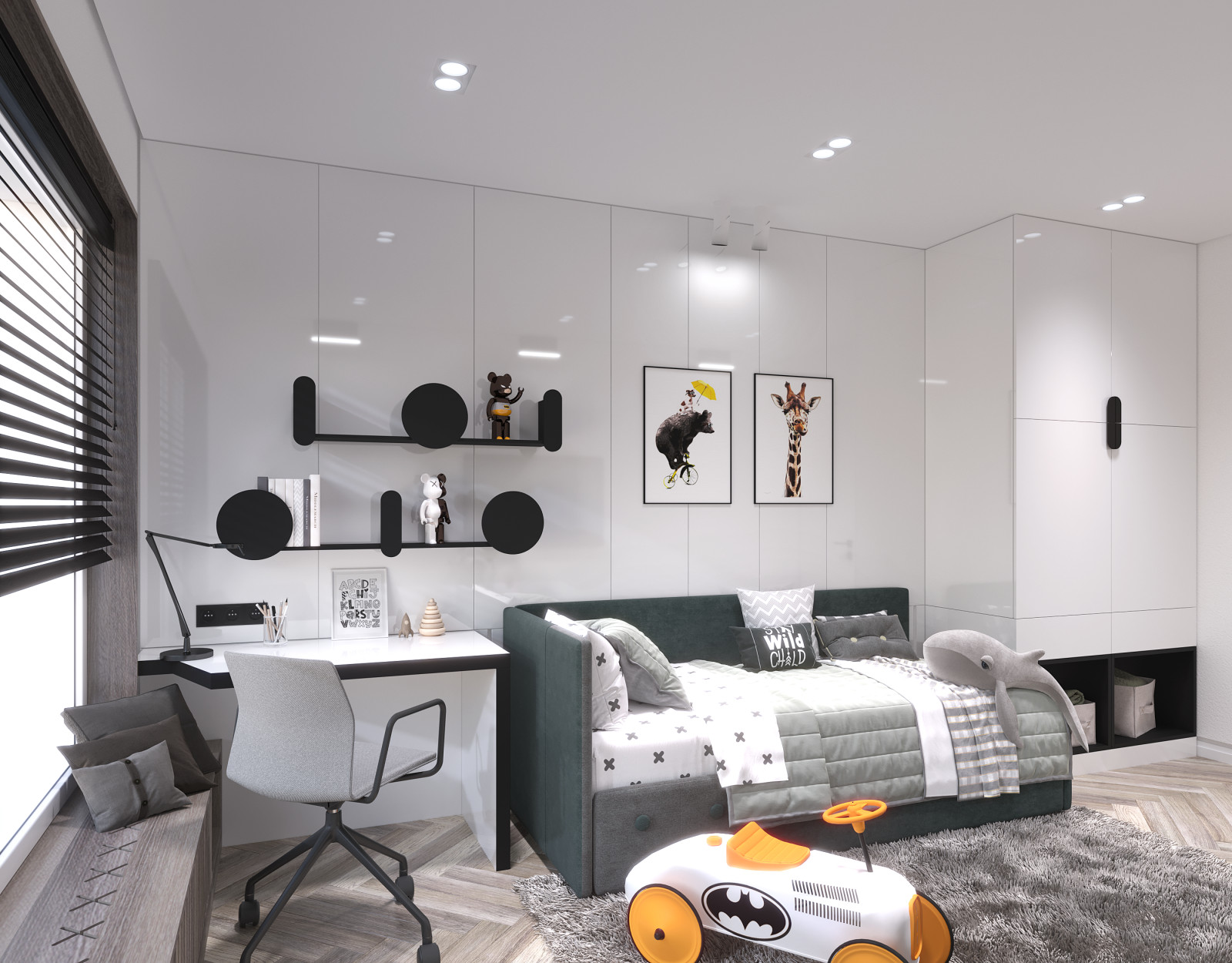 Жилая квартира для молодого человека, 99,48 кв.м.